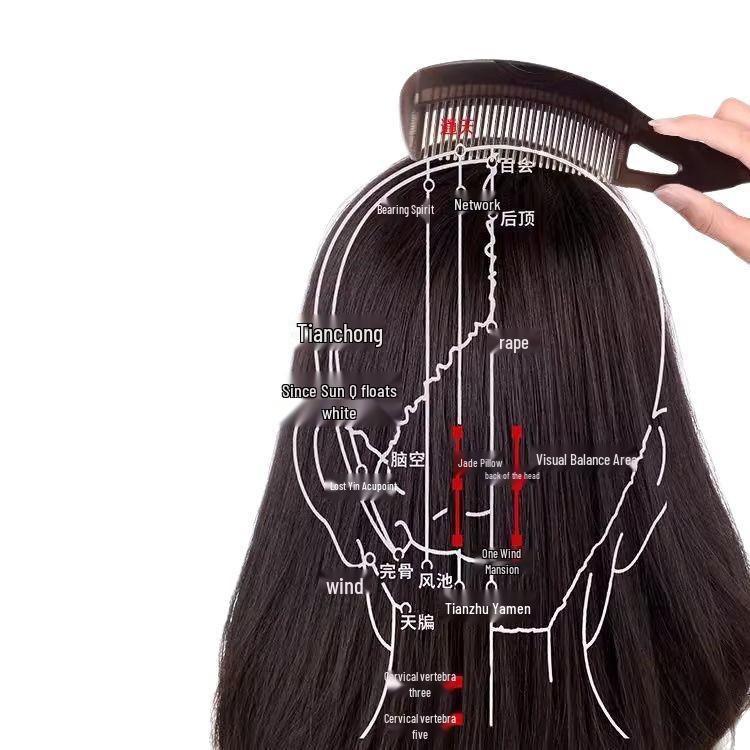 Oil Control Wash-Free Hair Energy Comb: Portable, Anti-Dandruff, Anti-Frizz