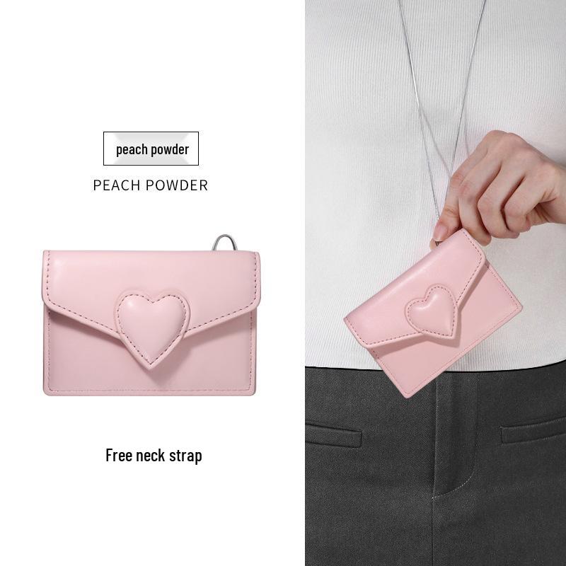 Heart-Shaped Car Key Card Holder for Xiaomi, Tesla, BMW, Xiaopeng, and Zeekr