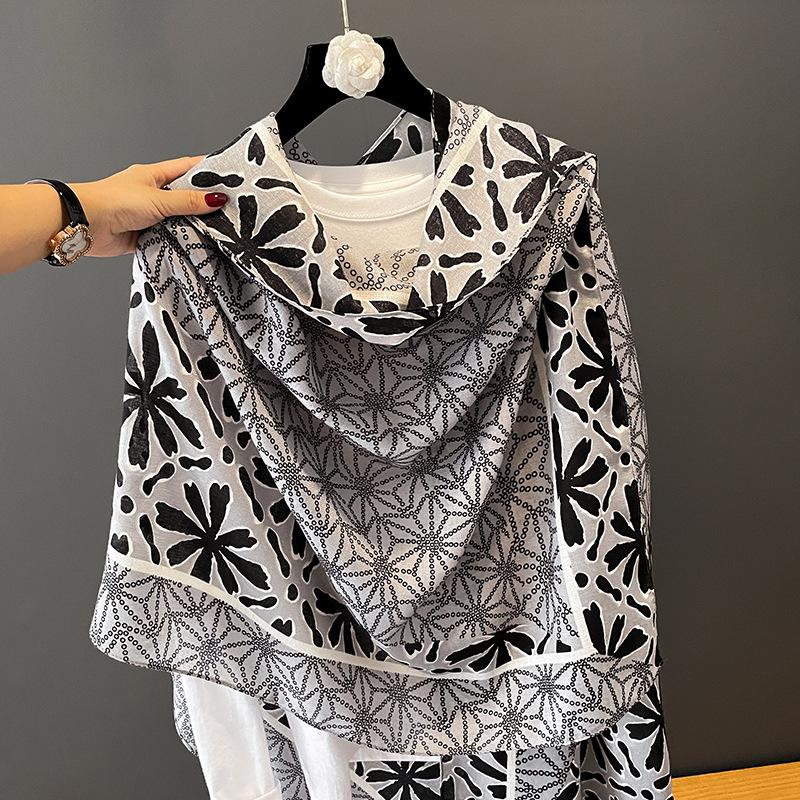 New Women Cotton Scarf Winter Warm Neck Shawls and Wraps Blanket Scarfs Hijabs Headband Pashmina Female Store Foulard