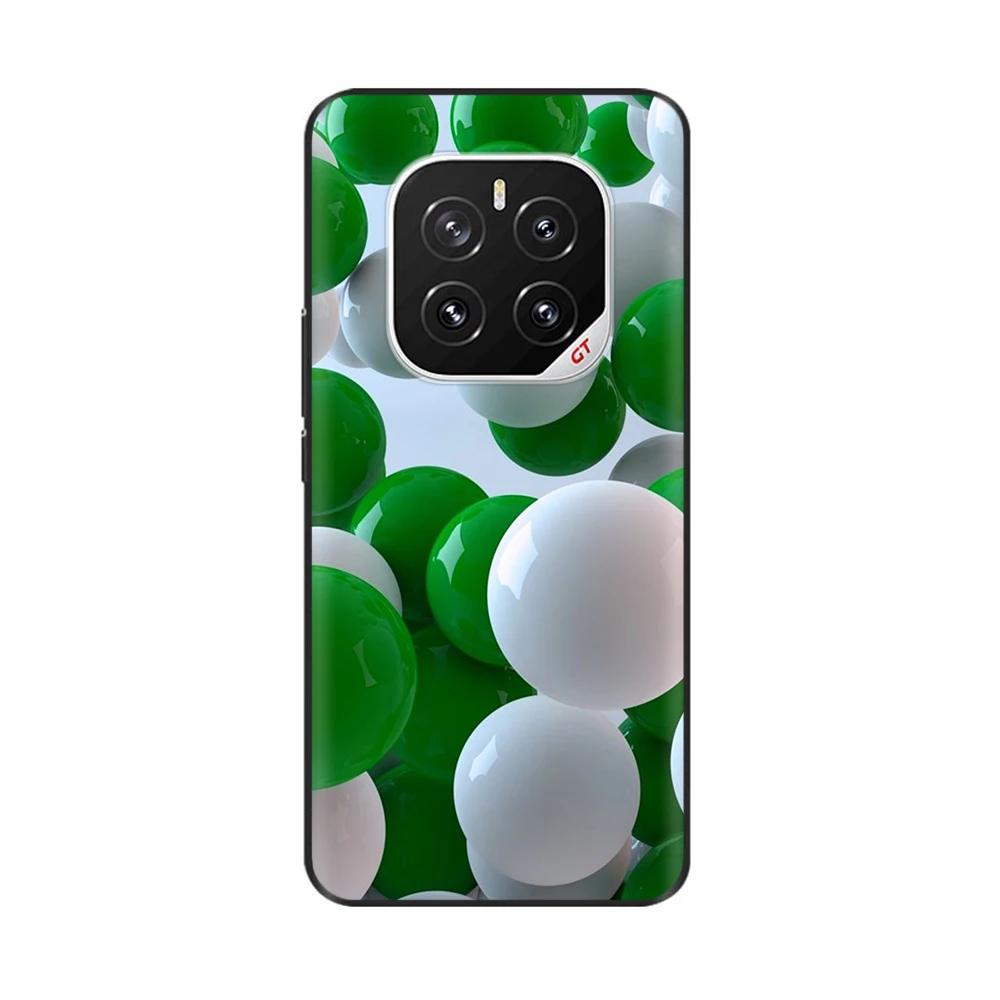Painted Cover For Honor GT Pro Phone Case for HONOR GTPro Soft Black Silicone Back Cover Shockproof Protective Shell Para Hoesje