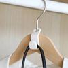 1/20/50Pcs Clothes Hanger Hooks Space Saving Closet Connector Hook Cascading Hanger Plastic Extender Clips Wardrobe Coat Organizer
