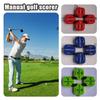 Mini Handy Golf Shot Count Stroke Putt Score Counter Two Digits Scoring Keeper With Key Chain Golf Accessorie Golf Training Aids