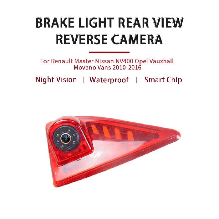 AHD 1080P Gold Lens Brake Light Rear View Reverse Camera For Renault Master Nissan NV400 Opel Vauxhall Movano Vans 2010-2016