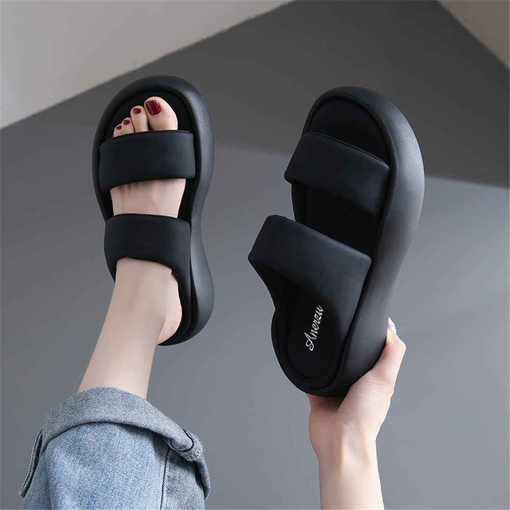 Fashion Non Slip Black Green Sandals Ladies Slippers Beach Flip Flop Autumn Shoes For Women Sneakers Sport Special Drop Shipping