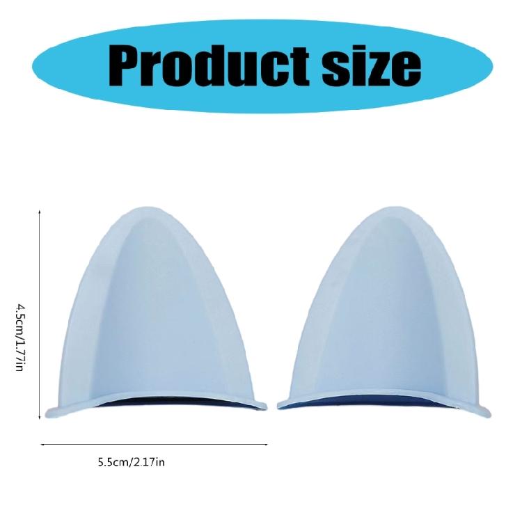 2Pcs Motorbike Helmets Decoration Adhesive Ear Decor Ornament Helmets Accessories Fashion Helmets Stickers