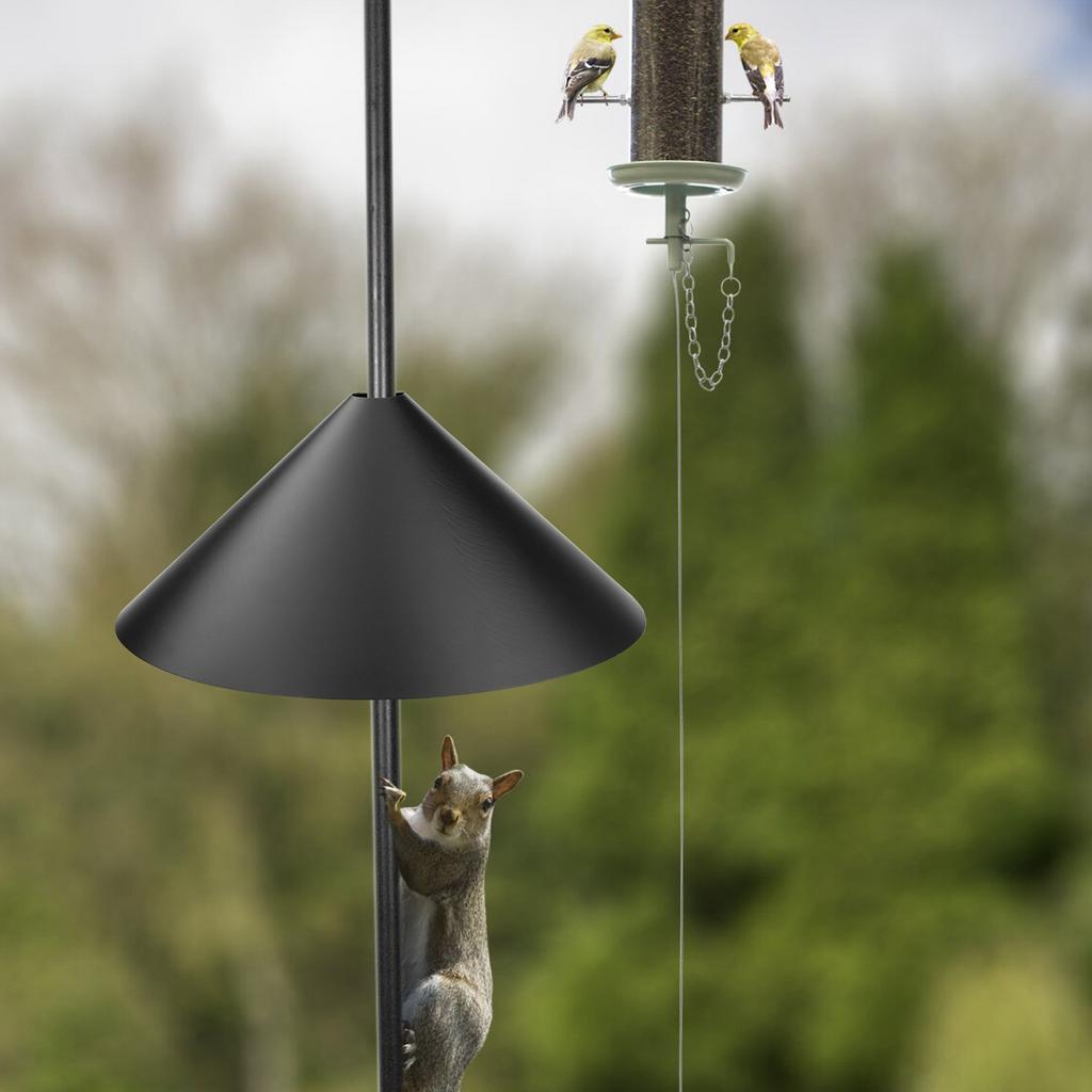 Squirrel Flapper Professional Galvanized Steel Prevents Stealing Squirrel Baffle for Bird Feeder