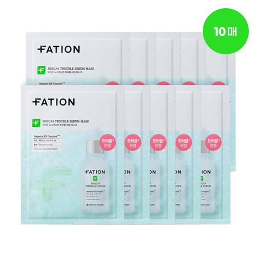 FATION Nosca9 Trouble Serum Mask 25ml X 10 Sheet