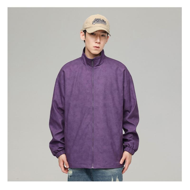 Trend Casual Coat Men's Spring and Autumn New Loose High Street Fashion Teenager Simple Jacket Tide