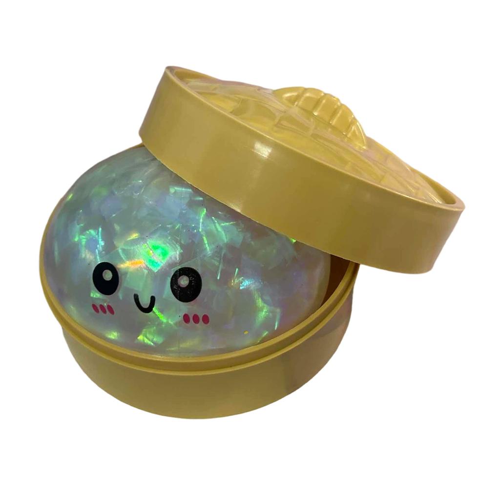 Dumpling Toy Slow Rising Kawaii Dumpling with Smiling Face for Stress Relief and Hand Exercise Toys for All Ages