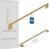 KOTARBAU® Kitchen Furniture Handle Classic Modern Oblong Long Matte Gold 358 MM Spacing 320 MM