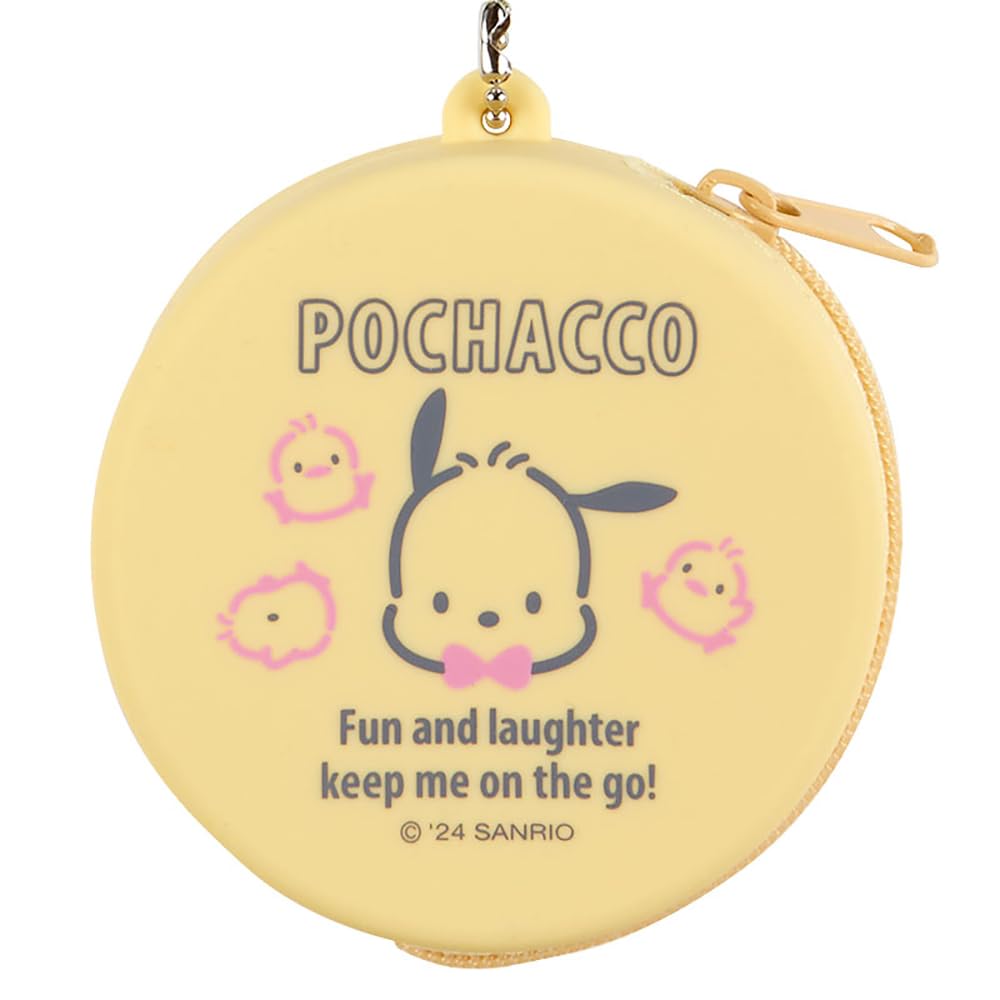 Sanrio Pochacco Silicone Mini Case Charm X X Character 240087 Keychain, 6.5 6.5 3cm,