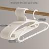 10Pcs Brand New Plastic Thin Hangers for Both Dry and Wet Use, Adult Clothes Hangers, Space-Saving and Non-Bulging, Stylish and Simple