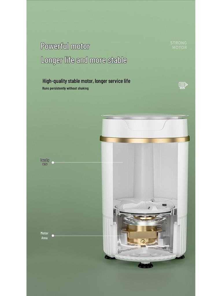Compact Mini Washing Machine for Socks, Underwear, Dorms & Infant Care
