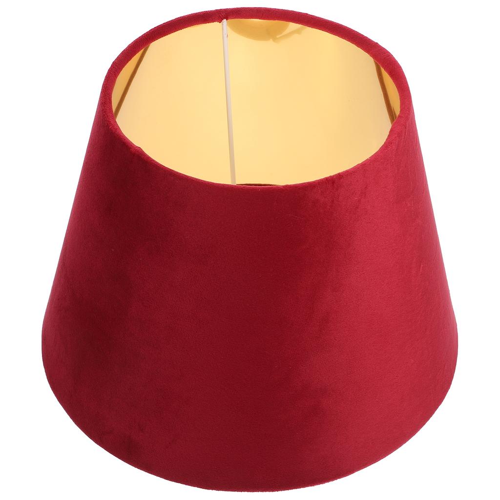 1Pcs Golden Lined Lampshade Simple Cloth Light Cover for Bedroom Living Room Decorative Lamp Accessory Household Warm Lighting