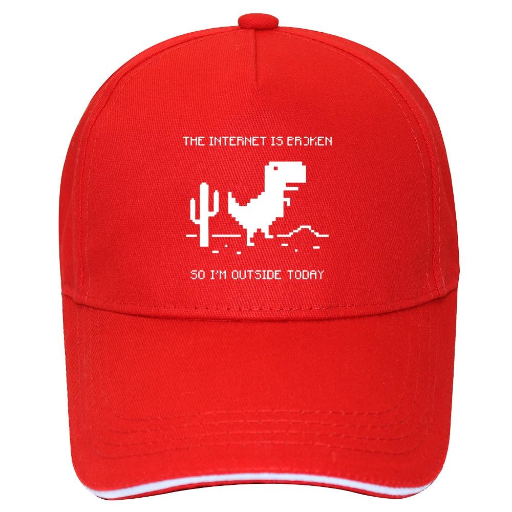 Şapcă Baseball Internetul este spart Pagina web Computer Dinozaur Pălărie Zi de naştere Pălării unisex Iubit Soţ Programator Şepci geek