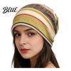 Versatile Lazy Style Hair Tie Women's Geometry Print Slouchy Hat Casual Soft Stretch Skull Colorful Geometric Pattern Hat Cap Warm Cancer