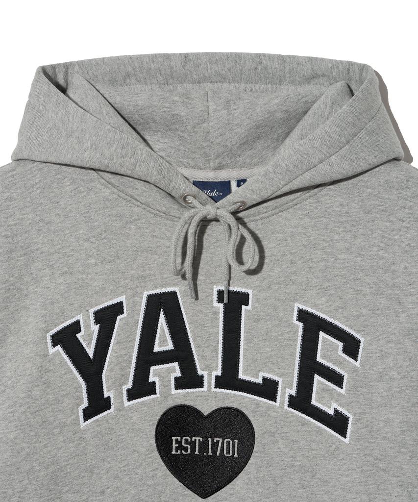 Heart Two-Tone Arch Hoodie_Gray