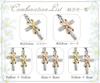 Hawaiian Jewelry Pair Necklace Surgical Stainless Steel Cross Scroll Infinity Accessories Pendant Gold Yellow [Rose & Gold]