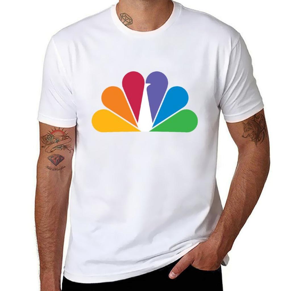 Nbc Peacock T-Shirt Mode Einfaches Lässiges T-Shirt