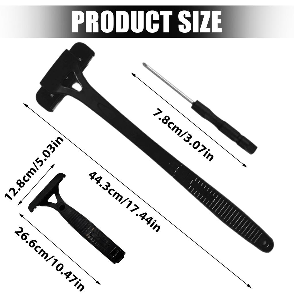 Razor Men Back Shaver  Foldable Trimmer Body Leg Handle Removal Shaving Razor Tool Hair Removal Trimmer