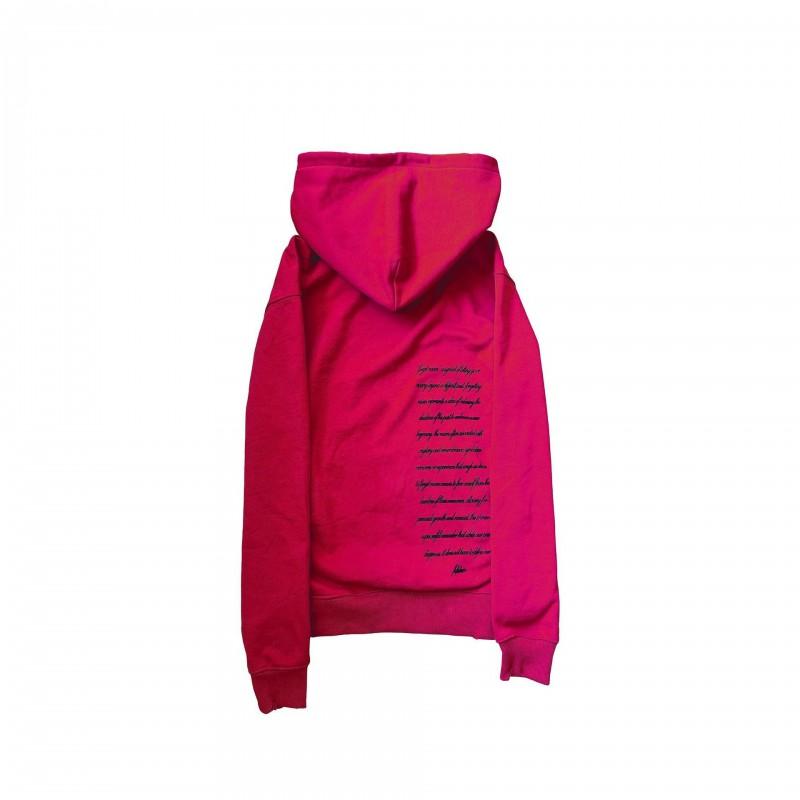 Unisex Streetwear Hoodie With Bold Letter Print Retro Punk Hip Hop Style Long Sleeve Pullover Teens Young Adults