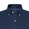 Polo Ralph Lauren Logo Pointed Collar Single-Breasted Short Sleeve Shirt Men shirts Navy-Blue 710914495-006