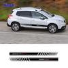 2Pcs Car Side Sticker For Peugeot 2008 3008 106 108 206 208 308 508 306 Q3