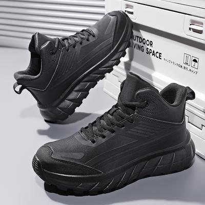 Botas de Invierno Súper Cálidas con Zapatillas de Piel Botas de Nieve para Hombre Botas Impermeables de Exterior Zapatos de Tobillo para Hombre Zapatos Casuales para Hombre Invierno