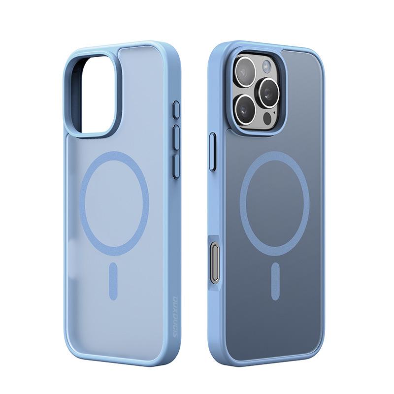Applicable Magnetic Skin-Feel Protective Case for Apple iPhone 16e - Frosted Back Cover.