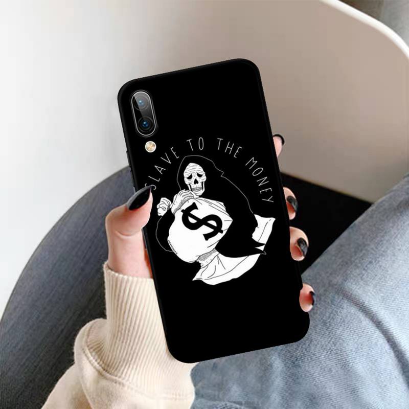 

Чехол для телефона Yinuoda с забавным черепом и валютой для OPPO A9 A7 A3S A1K F5 Reno 2 Z Realme 6 5 Pro C3 Vivo Y91C Y51 Y31 Y19 Y17 Y11 V17 OPPO reno 2z