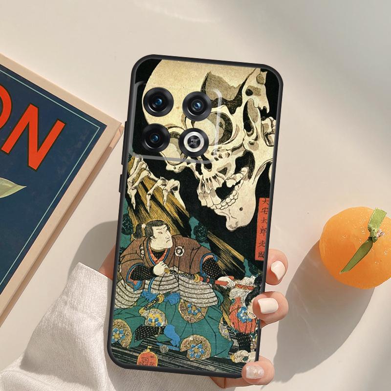 Japanese Ukiyo-e Art Case For OnePlus Nord 5 CE 2 3 4 Lite N20 N30 OnePlus 15 13 12 11 13T 10T 10R 12R 13R Cover