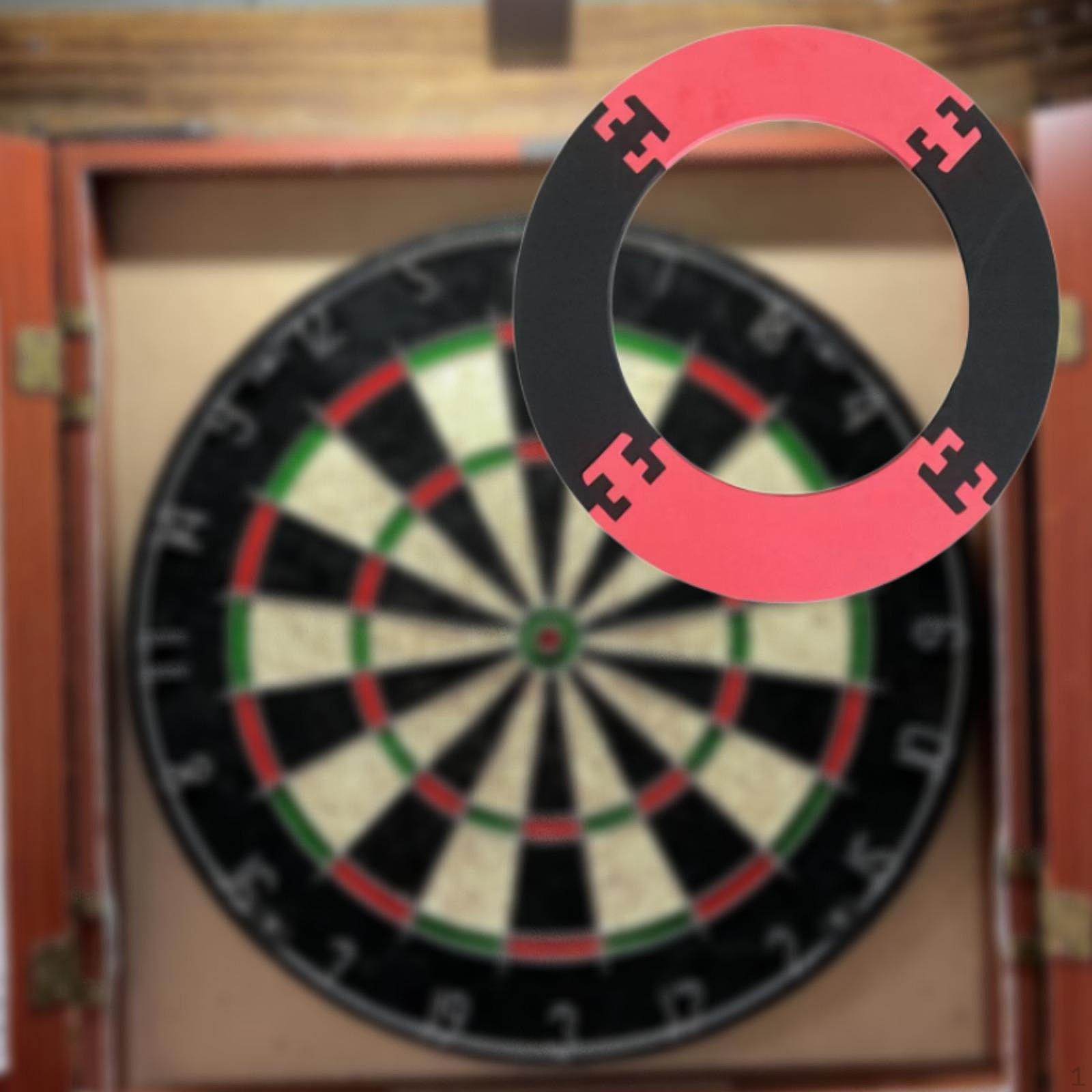 

Round Board Surround Backboard Lightweight EVA Splicing Design Dartboard Accessories Direct Replace Red and Black