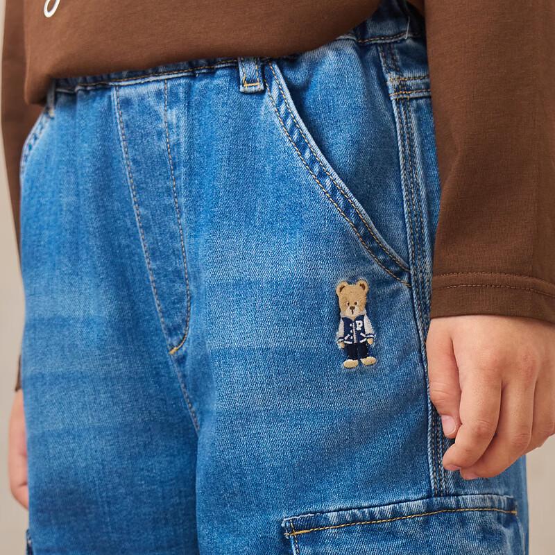 PawinPaw Boys' Casual Straight-Leg Denim Pants
