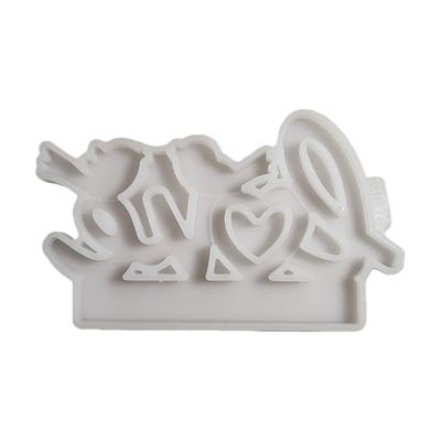 Lovebird Silicone Resin Mold Tealight Candle Holders Resin Mold Decorative Candlestick Mold for Diys Crafts Centerpieces