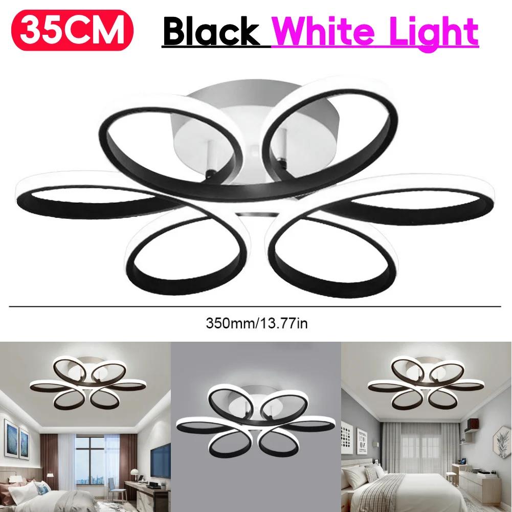 Haushalt LED Kronleuchter 12W Moderner Stil Deckenleuchte Drei Farben Blumendesign Deckenleuchten Superhell Heimdekor Leuchte