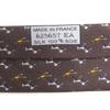 Excellent HERMES Tie Jockey & Toy Horse All-Over Print Regular Tie Brown Silk Mens Used