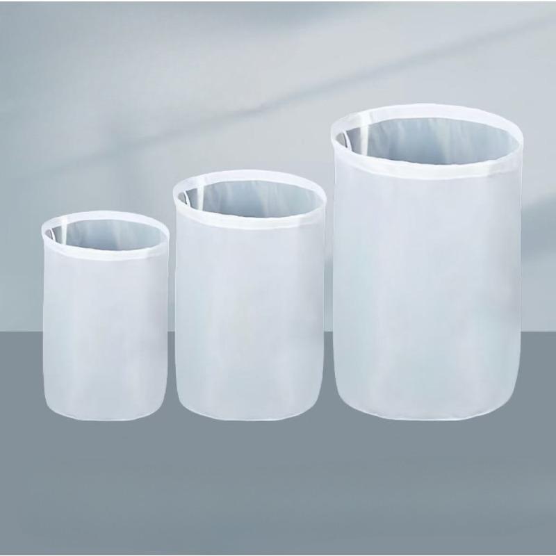 Cylindrical Nylon Filter Bags for Beer, Rice Wine, Wine, Tea, Soybean Residue, Sweet Potato Starch, and Filter Mesh Bags for Separating Residue