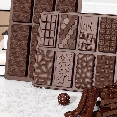 Dubai Chocolate Bar Mold Large Candy Bar Mold For Filli Pistachio Chocolate Bar Silicone Thick Mold For Stuffed Bar