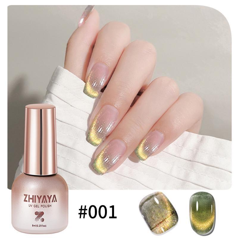 8ml 9D Cat Magnetic Gel Nail Polish Soak Off Gel Nail Art UV Gel Polish