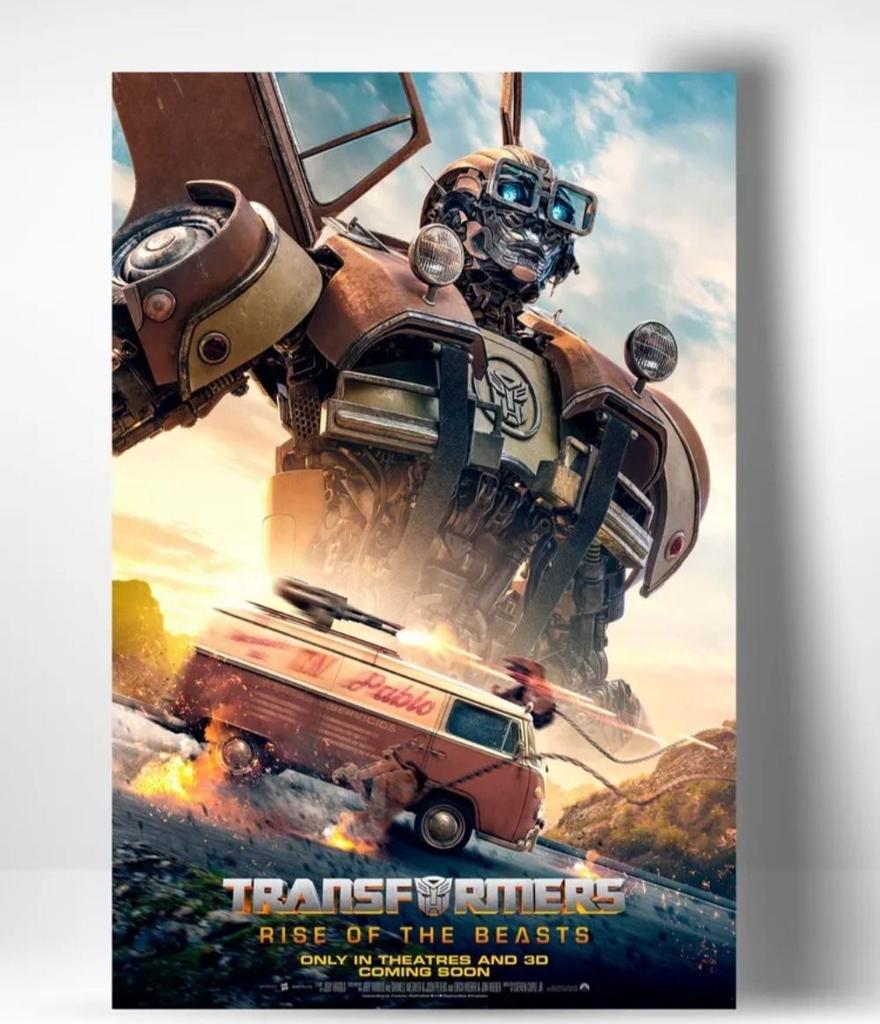 Transformers Rise of the Beasts Metal Poster, Movie Wall Art 20x30cm