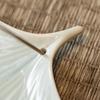 Ceramic Ginkgo Leaf Incense Insertion Tray, Creative Home Living Room Bedroom Decor, Indoor Sandalwood, Line Incense Burner, 1Pc
