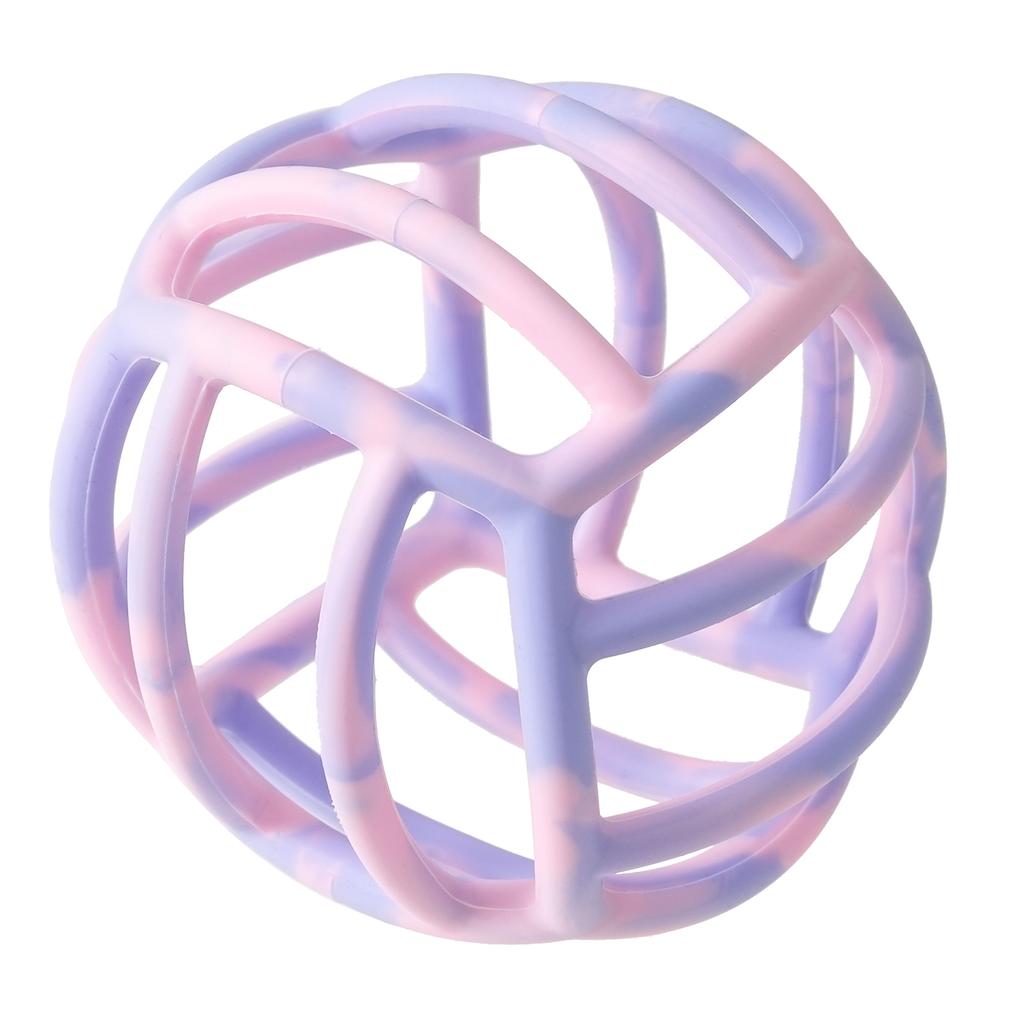 Color Kids Baby Silicone Teether Toy BPA Free Baby Ball Toys Teething Chewing Toy Silicone Teething Toys Baby Accessories