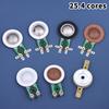 New 25.4MM Tweeters Voice Coil Round Speaker Treble Coil Replacement Horn Titanium Film Copper Clad Alumium Diaphragm