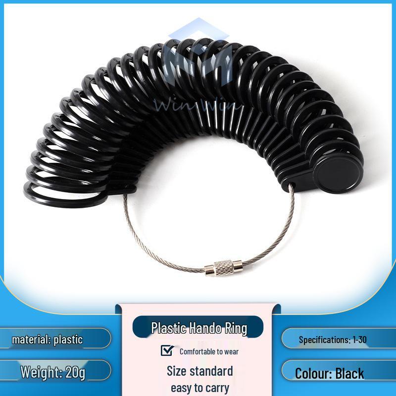 US Ring Sizer Tool - Plastic Finger Measurement for Ring Sizes