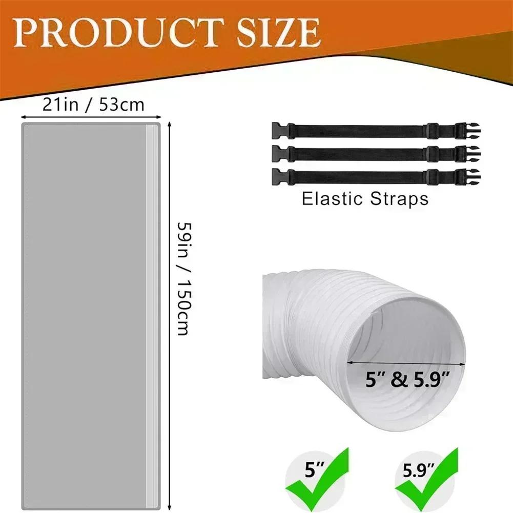 Three Layer Insulation Sleeve for AC Hoses Designed for Easy Installation and Maintenance for Portable Air Conditioners