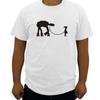 T-shirt Cotton Men Tee-shirt New Fashion Summer Brand Top Tees BANKSY GIRL WALKING ATAT