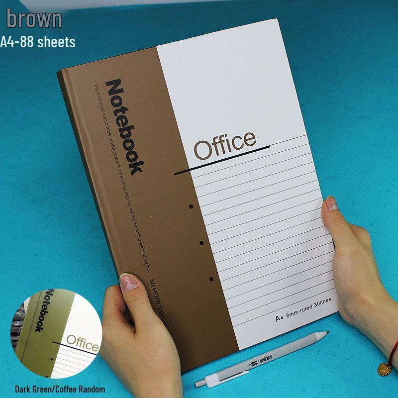 Großes Hardcover-Notizbuch - A4/B5/A5 Schülerheft, Tagebuch, Kassenbuch