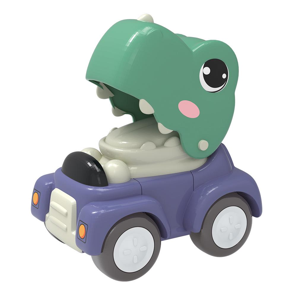 Tyrannosaurus Rex Pull-Back Toy Car for Kids