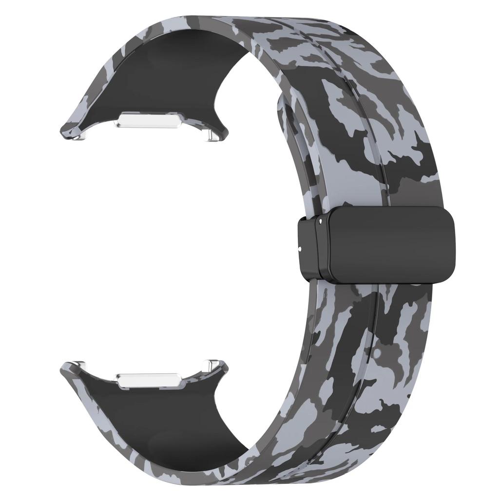 Silicone Sport Strap for Samsung Galaxy Watch Ultra 47mm Strap Magnetic Folding Clasp for Watch Ultra Replacement Bracelet Strap