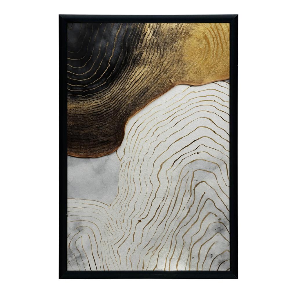 Golden Elegance Golden Elegance, 50X70 Cm, Unframed, Premium Canvas On Stretcher
